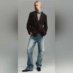 Zara Women's Dark Brown Leather Jacket